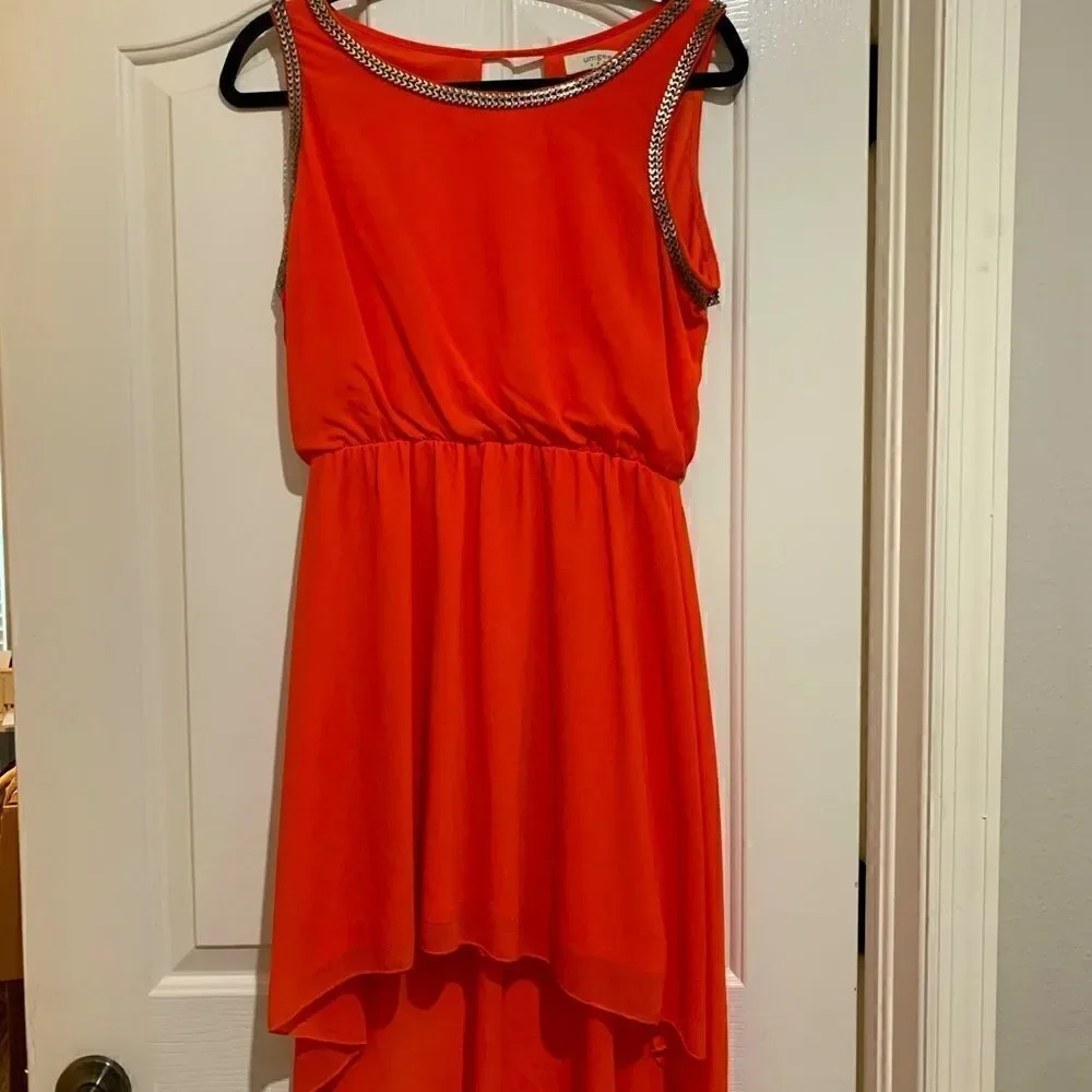 Umgee | Orange High-Low Dress | Large - Picture 2 of 13